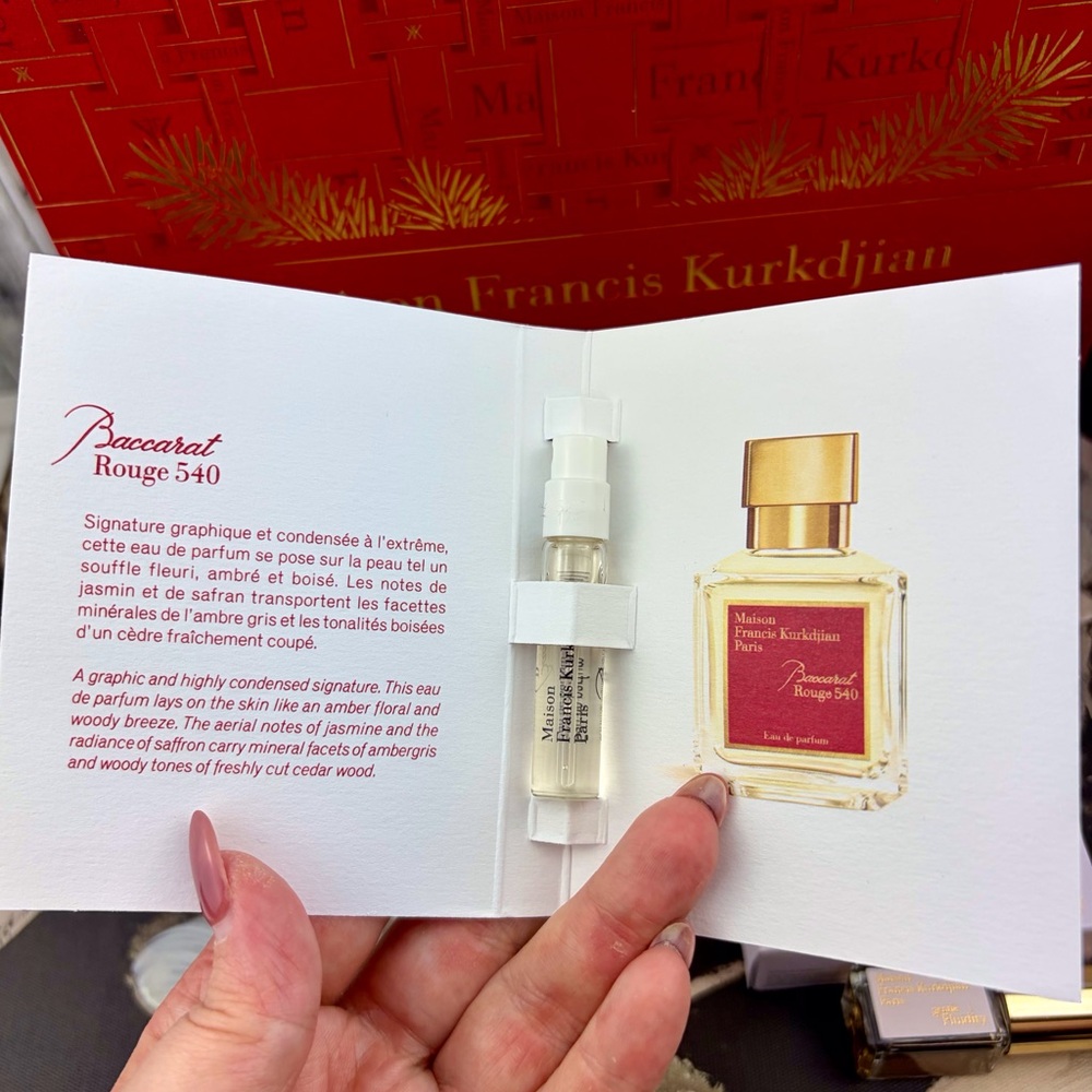 NEW Maison Francis Kurkdjian Baccarat Rouge 540 Sample & Gentle Fluidity Set. - Picture 7 of 9